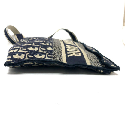 Dior Shoulder Bag Jacquard Navy Oblique