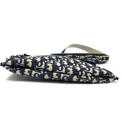 Dior Shoulder Bag Jacquard Navy Oblique