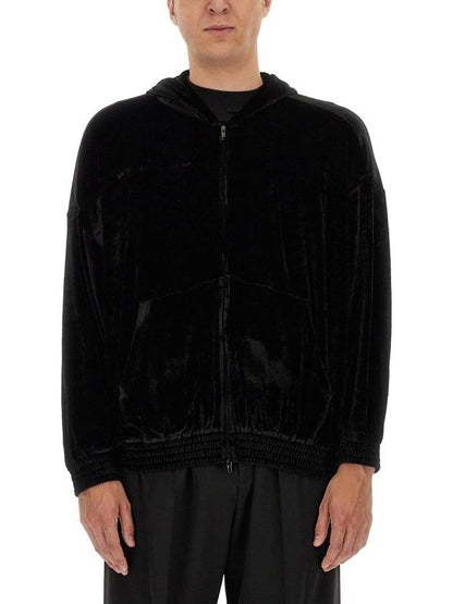 Luxury Balenciaga Trending 2025 23 fw velvet sweatshirt 751014TOVO31000 B0040440930