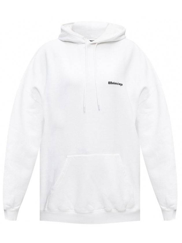 Luxury Balenciaga Trending 2025 BB Logo Oversized Hoodie White