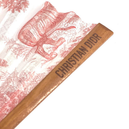 Dior Other fashion goods Wood Orange Hand Fan Toile de Jouy Fan