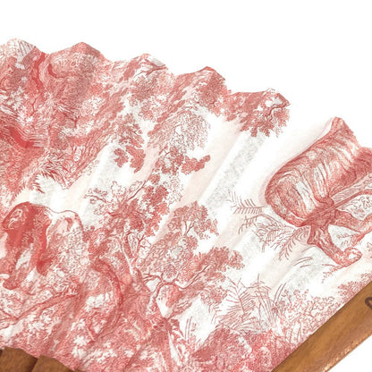 Dior Other fashion goods Wood Orange Hand Fan Toile de Jouy Fan