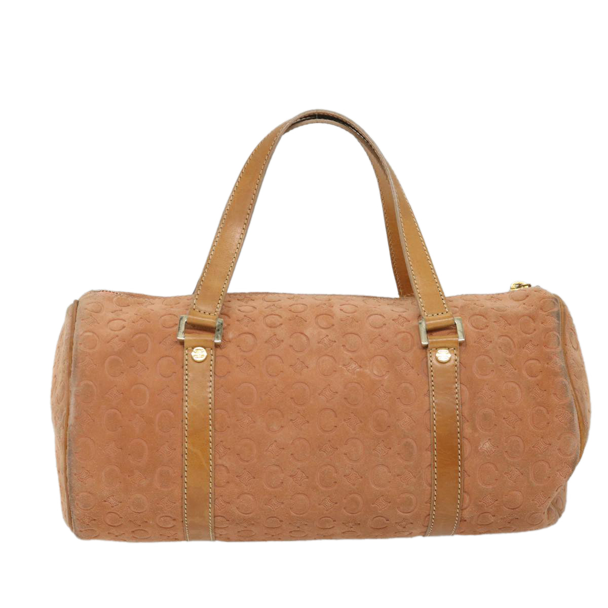 Luxury CELINE C Macadam Canvas Hand Bag Orange  57237