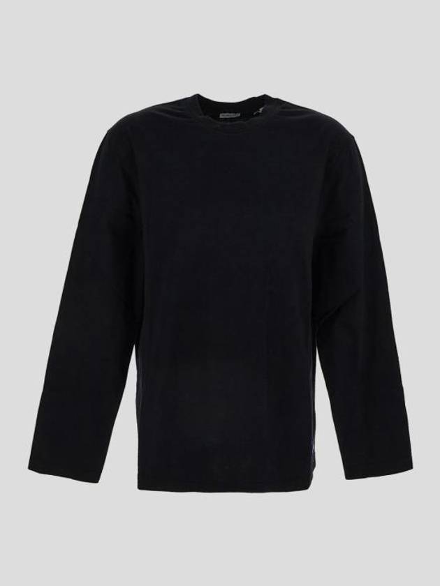 Luxury Burberry Cotton Long Sleeve T-Shirt Black