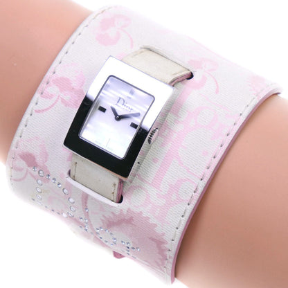 Christian Dior Watches Quartz D78-109 Stainless Steel , Leather White Maris White shell dial Women