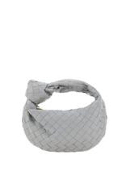 Luxury Bottega Veneta Jodie Intrecciato Small Tote Bag Grey