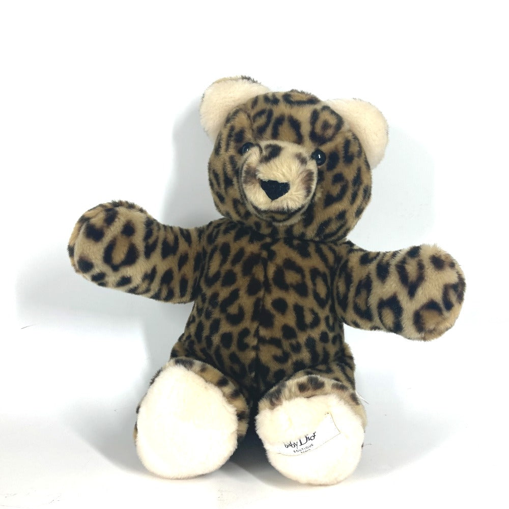 Dior Plush Doll cotton Brown doll bear bear interior Leopard Pattern Kids