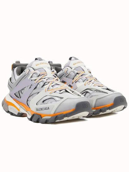 Luxury Balenciaga Trending 2025 Track Low Top Sneakers Lilac Grey