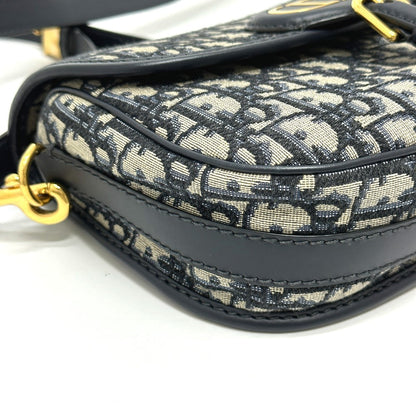 Dior Shoulder Bag leather gray CD Cannage Caro Women