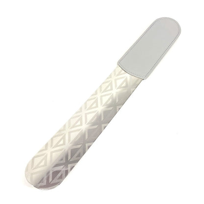 Dior Shoehorn Leather, Metal gray logo diamond