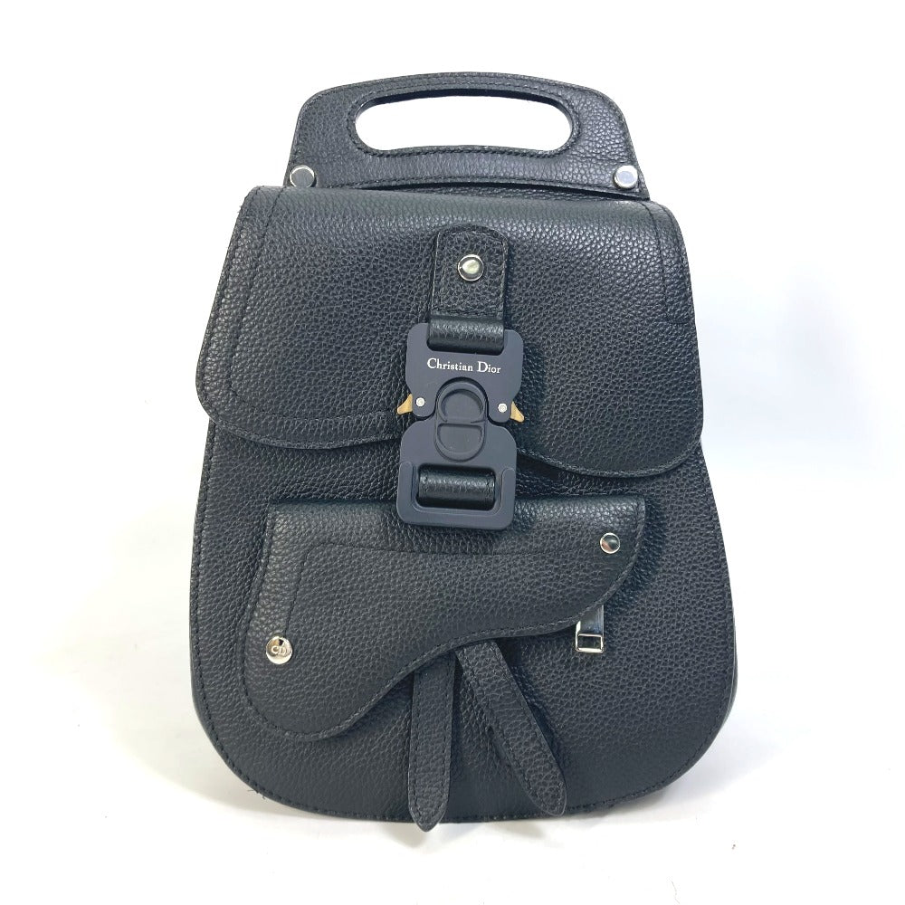 Dior Backpack Calfskin black Bag Gallop Gallop mens
