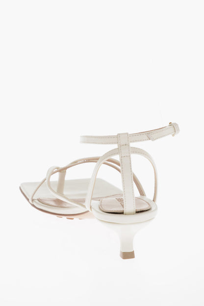 Luxury Bottega Veneta Leather Lounge Thong Sandals 4Cm