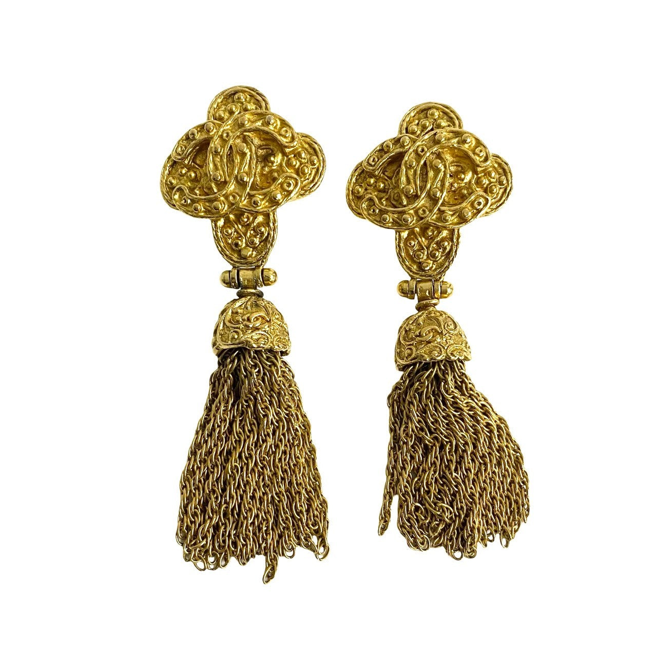 CHANEL Earring Gold Plated gold