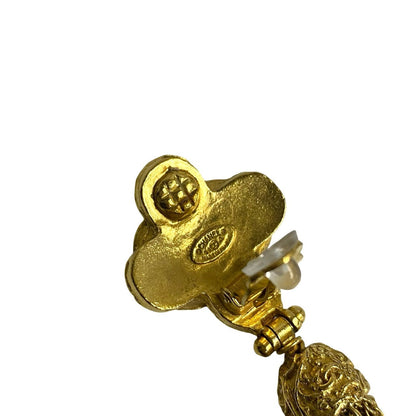 CHANEL Earring Gold Plated gold