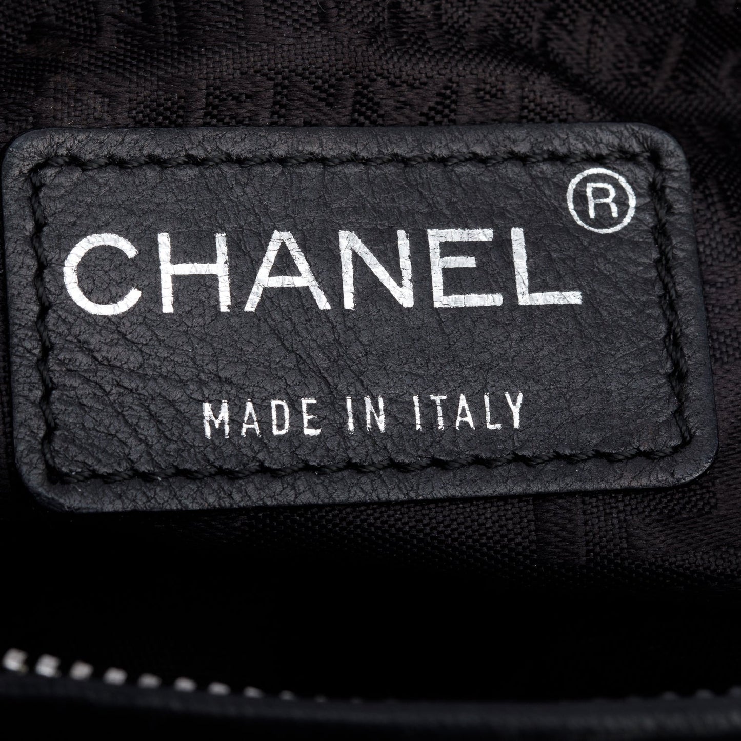 Chanel Black Lapin Rabbit Fur Lambskin Chain Shoulder Bag