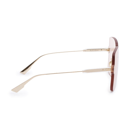 Christian Dior Gold Tone Metal Rimless DiorColorQuake1 Square Sunglasses