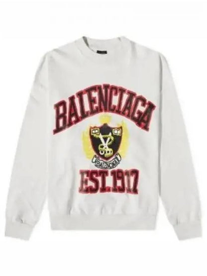 Luxury Balenciaga Trending 2025 Graphic Printing Sweatshirt White