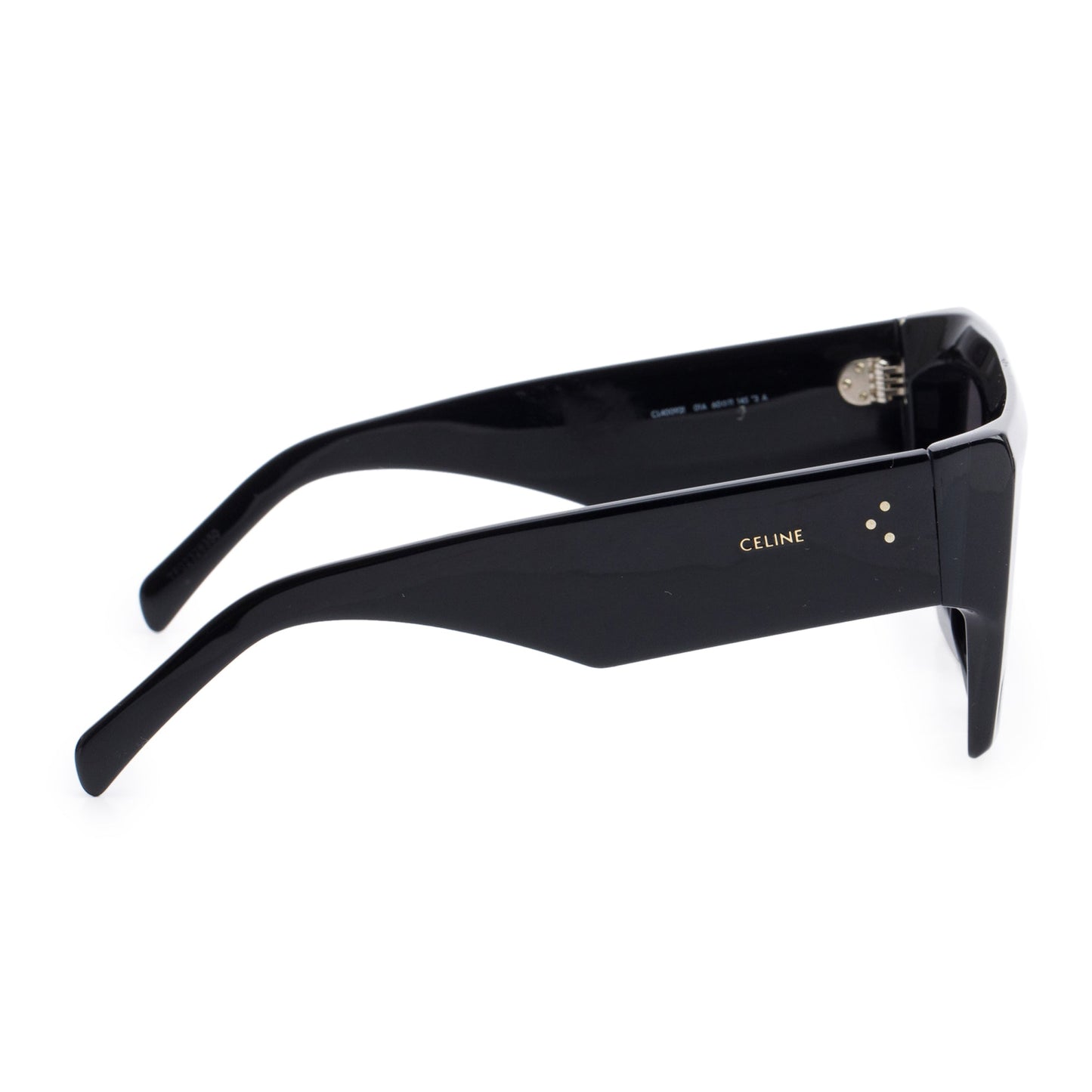 Celine CL400921 Black Acetate Oversized Square Sunglasses