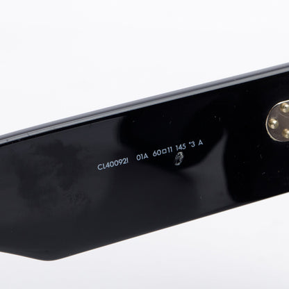 Celine CL400921 Black Acetate Oversized Square Sunglasses