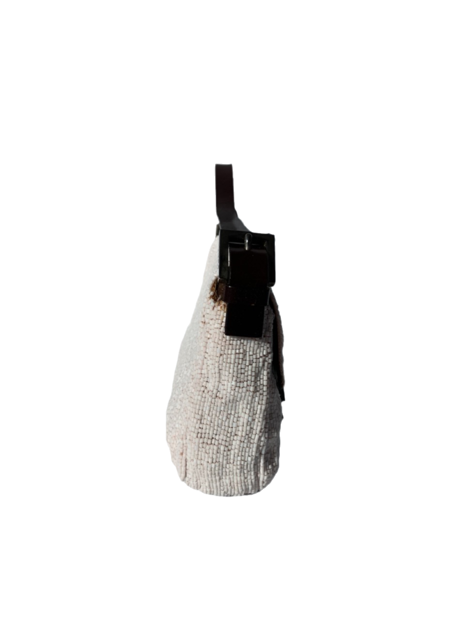 FENDI Baguette White beads