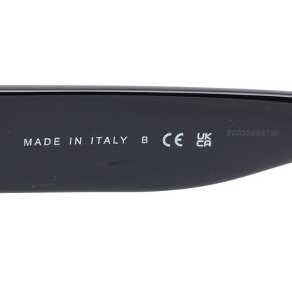 Chanel 5498-B-A Black Acetate Strass CC Logo Round Sunglasses