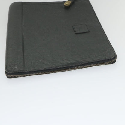 Luxury BurberrySs Briefcase Leather Black Auth 59094