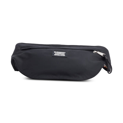 Burberry Black Nylon Logo Belt Bag