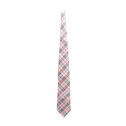 Burberry Pink Vintage Check Silk Tie