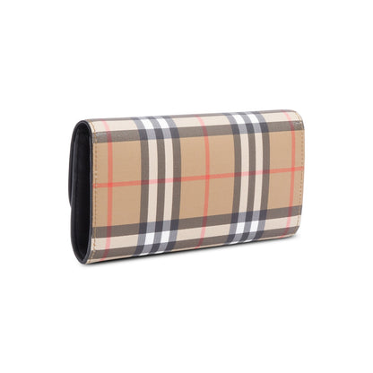 Burberry Vintage Check Halton Continental Wallet