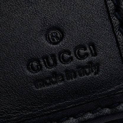 Balenciaga Grey GG Canvas Web Continental Wallet