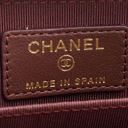 Chanel 2020 Black Lambskin Leather Classic Zipped Coin Purse