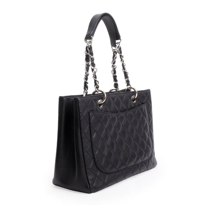 Chanel Black Caviar Leather Grand Shopping Tote (GST)