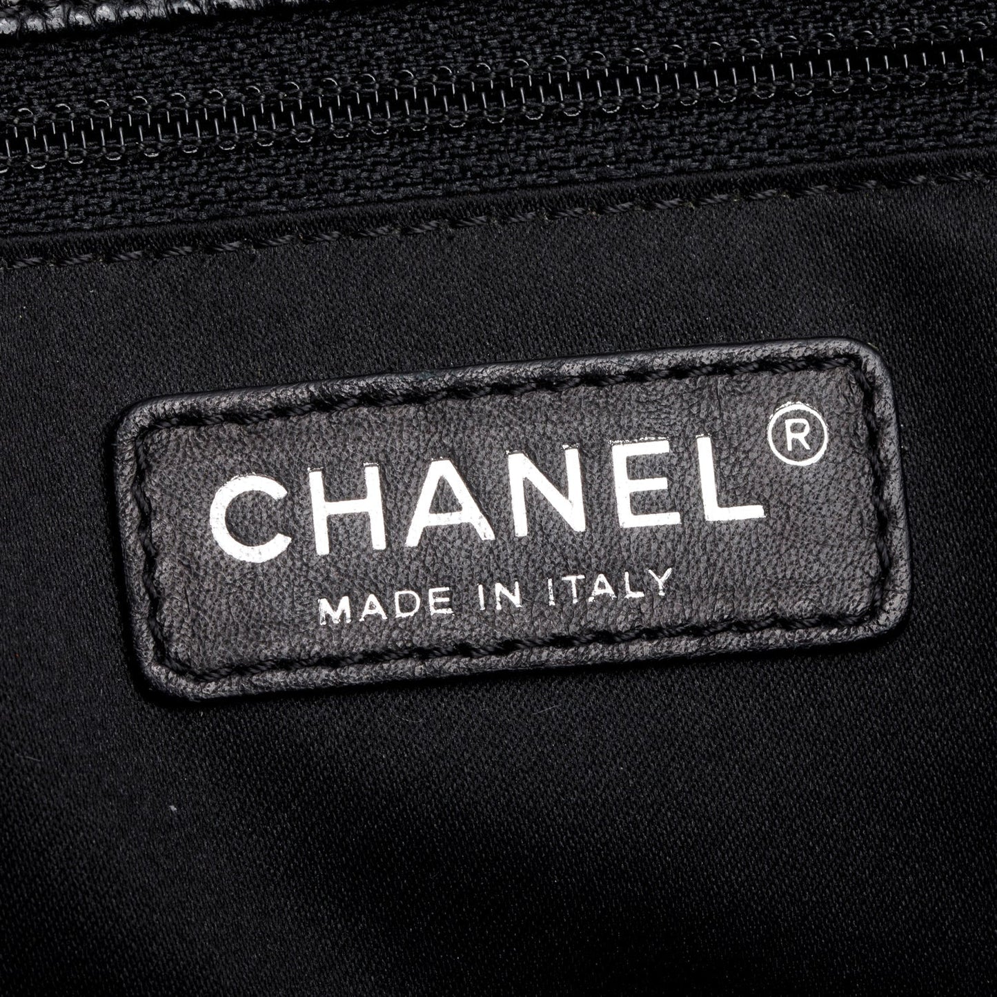 Chanel Black Caviar Leather Grand Shopping Tote (GST)