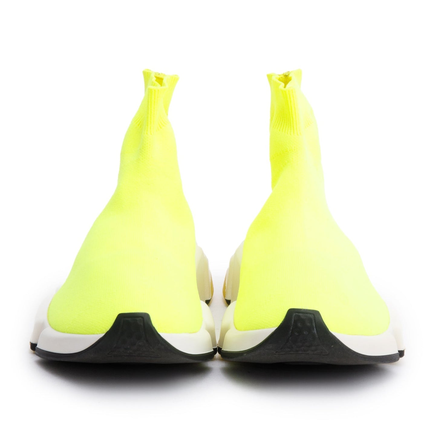 Balenciaga Neon Green Knit Speed LT Trainer Sock Sneaker, Size 8