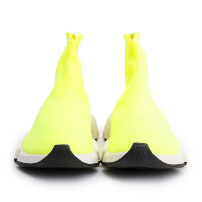Balenciaga Neon Green Knit Speed LT Trainer Sock Sneaker, Size 8