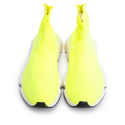Balenciaga Neon Green Knit Speed LT Trainer Sock Sneaker, Size 8