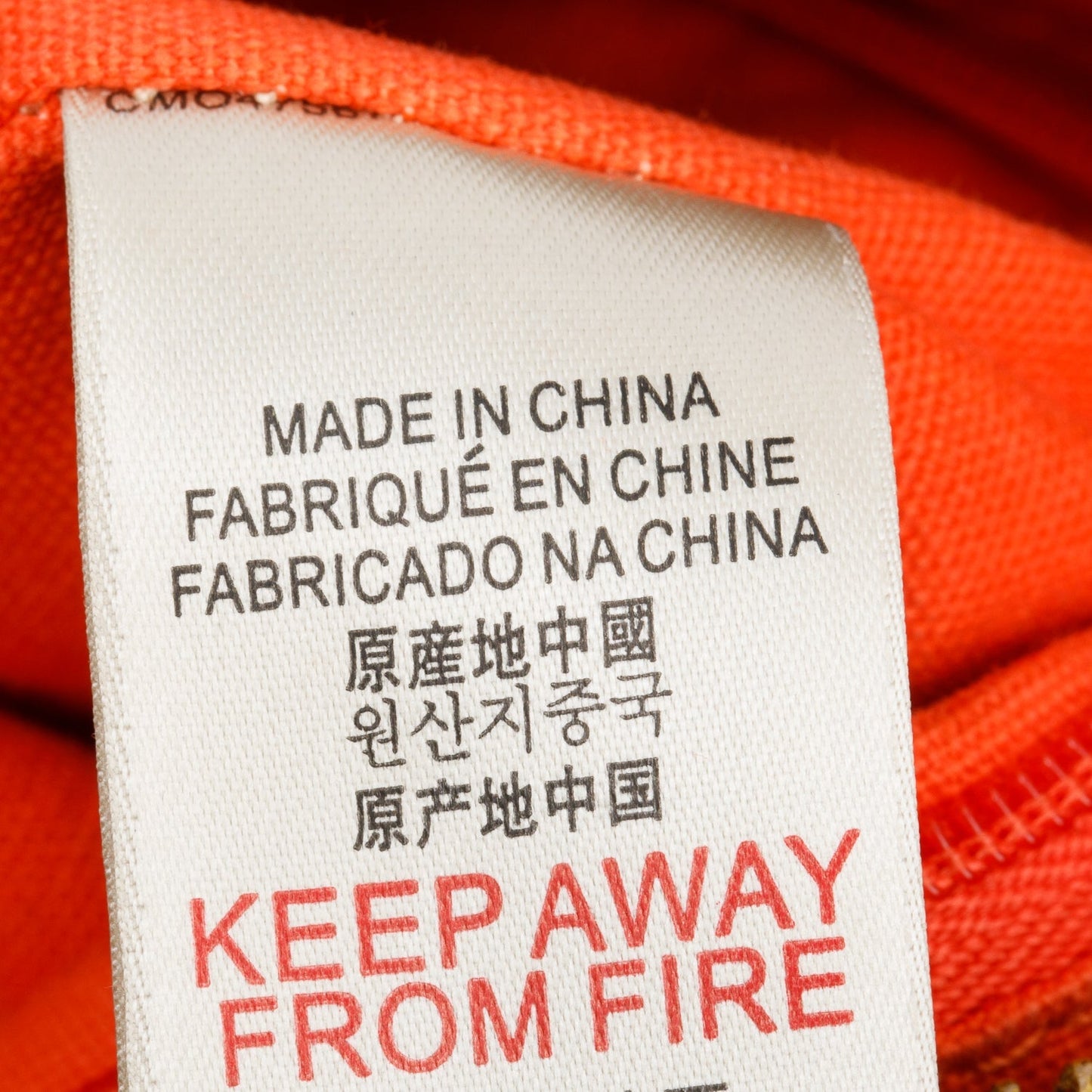 Burberry Orange Leather Haymarket Check  Small Blaze Satchel