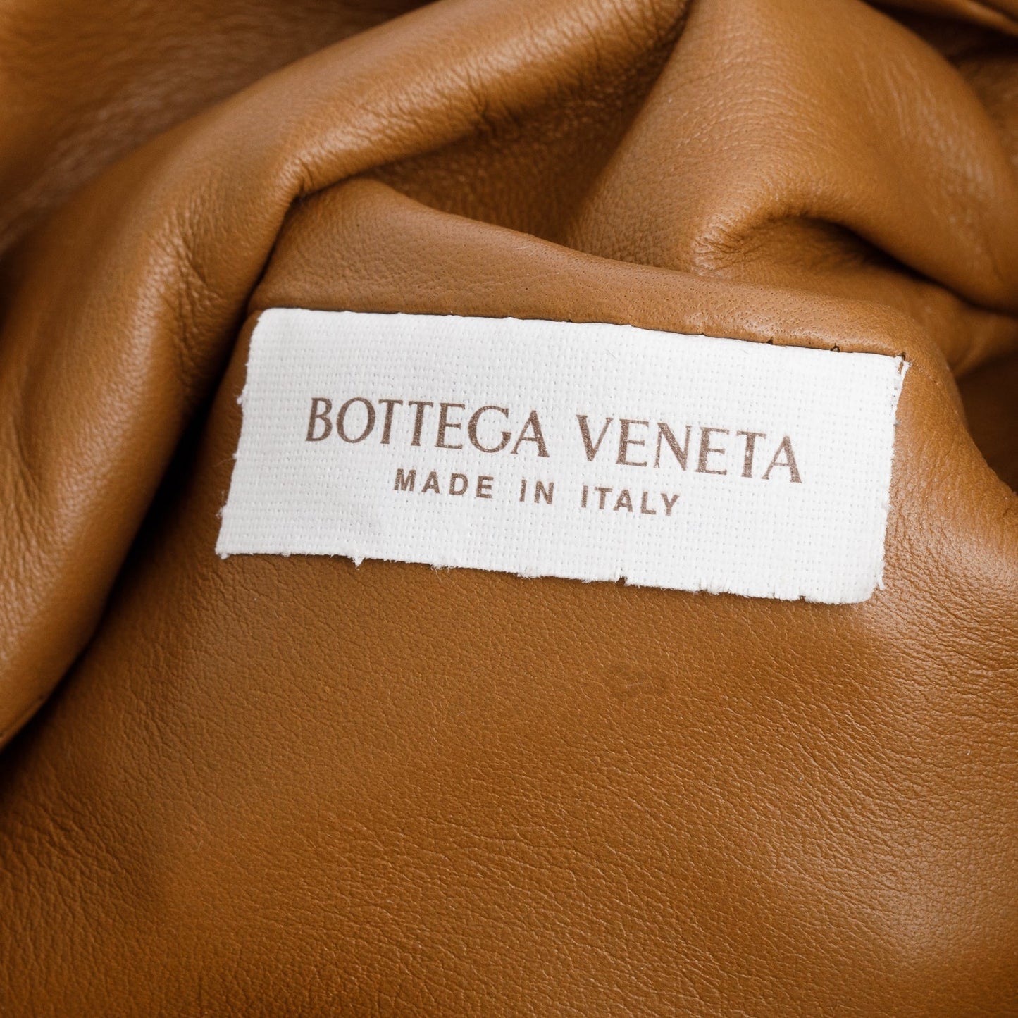 Bottega Veneta Brown Calfskin Leather The Mini Pouch
