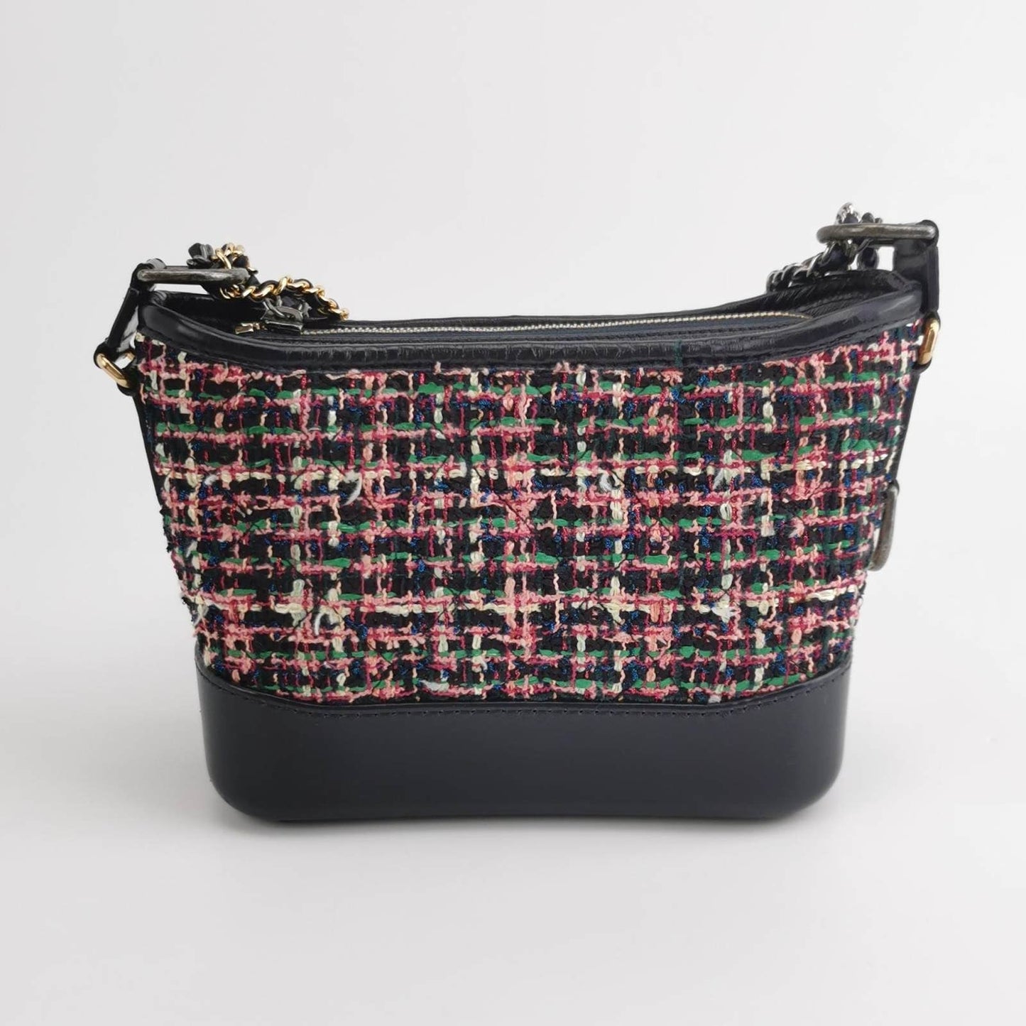 Chanel Gabrielle Hobo Tweed and Calfskin Small 2019