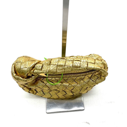 Bottega Veneta Jodie Mini Gold Leather Rare