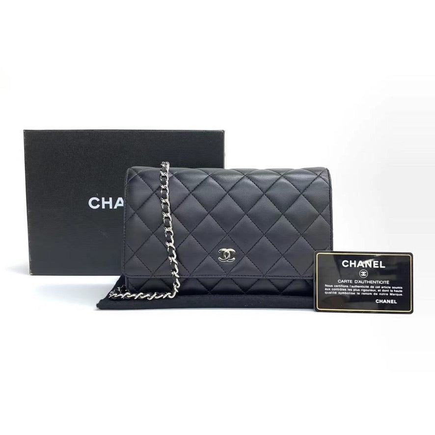 Chanel Wallet On Chains WOC Timeless/ Classic Black