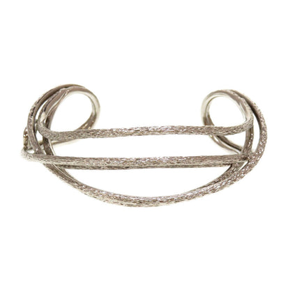 Christian Dior Bangle metal Silver CD logo unisex(Unisex)