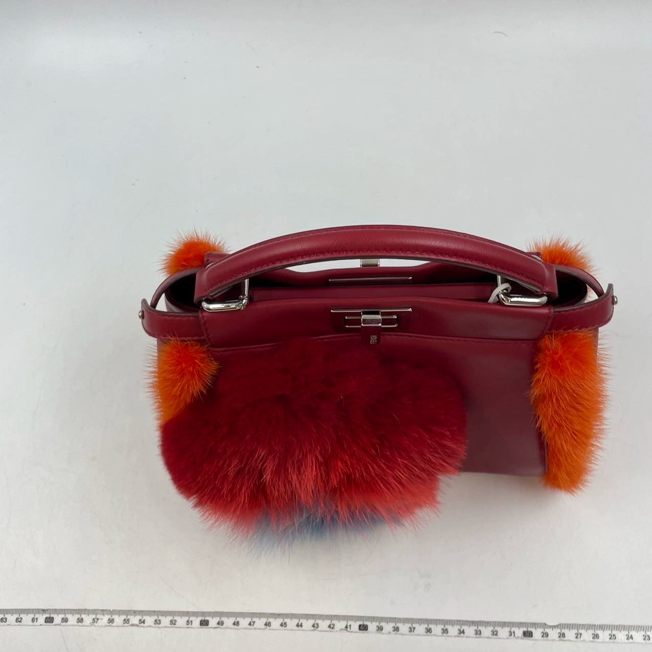 Fendi Peekaboo Red Leather