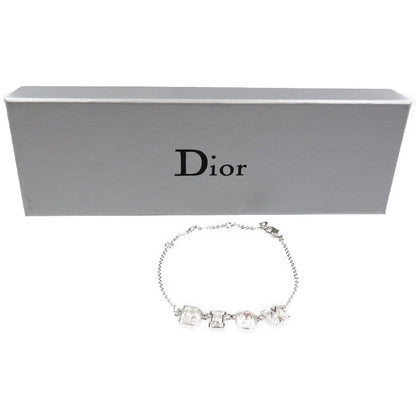 Christian Dior bracelet Metal, Rhinestone Silver DIOR logo mens(Unisex)