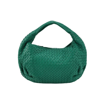 Bottega Veneta Belly Hobo Intrecciato Green Nappa Leather Small