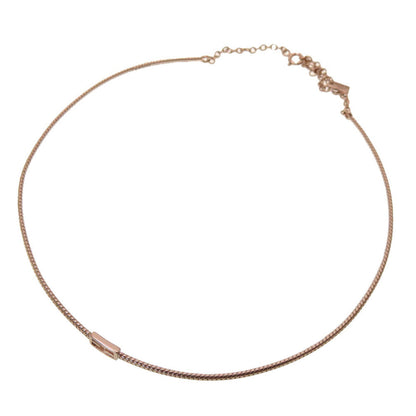 FENDI choker 8AG994 metal Pink gold FF Baguette Women