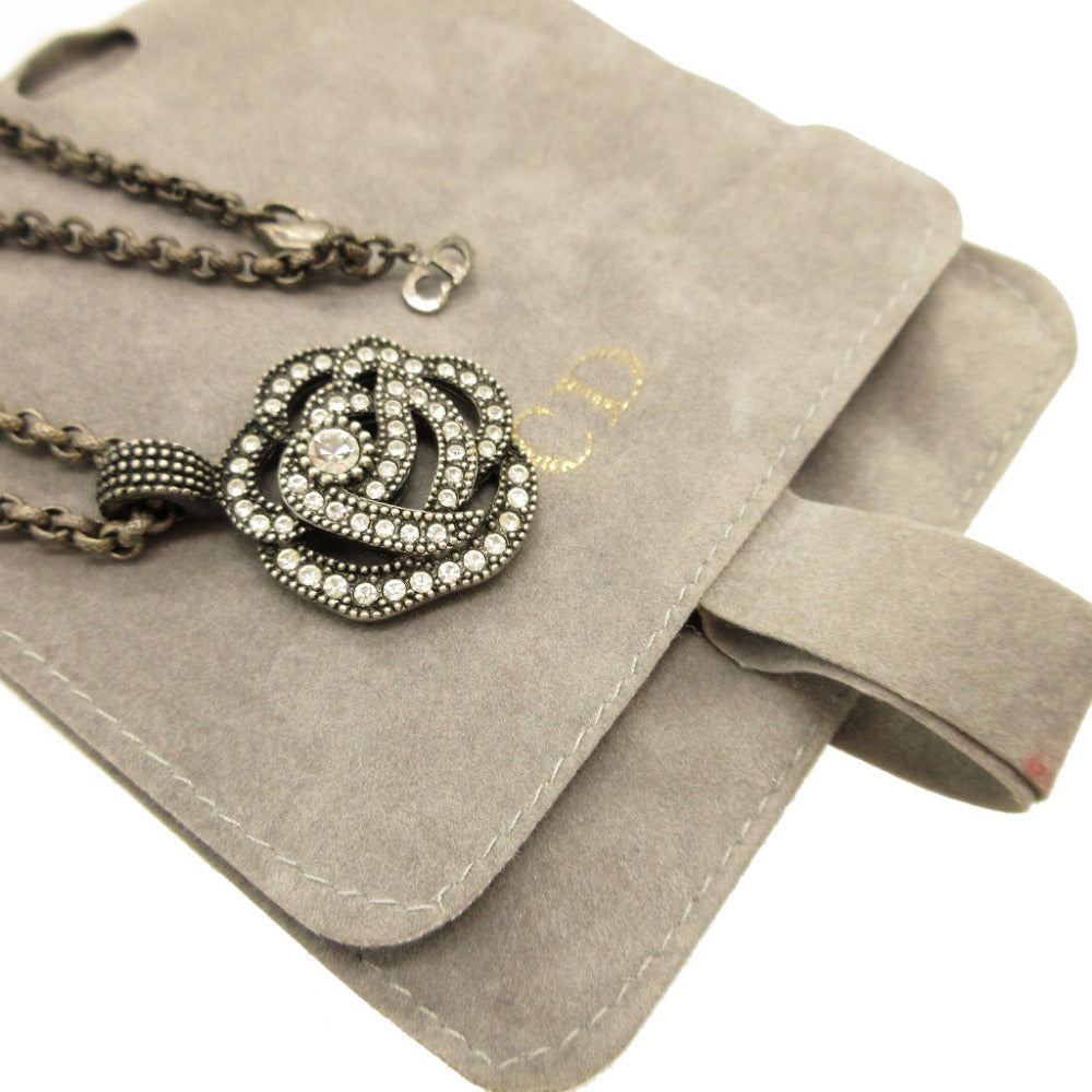 Christian Dior Necklace metal Cancer metallic Rhinestone Women