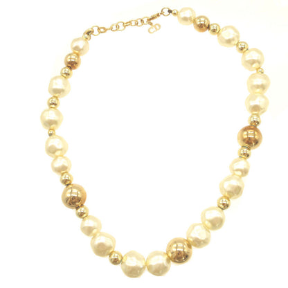 Christian Dior Necklace metal gold choker Women