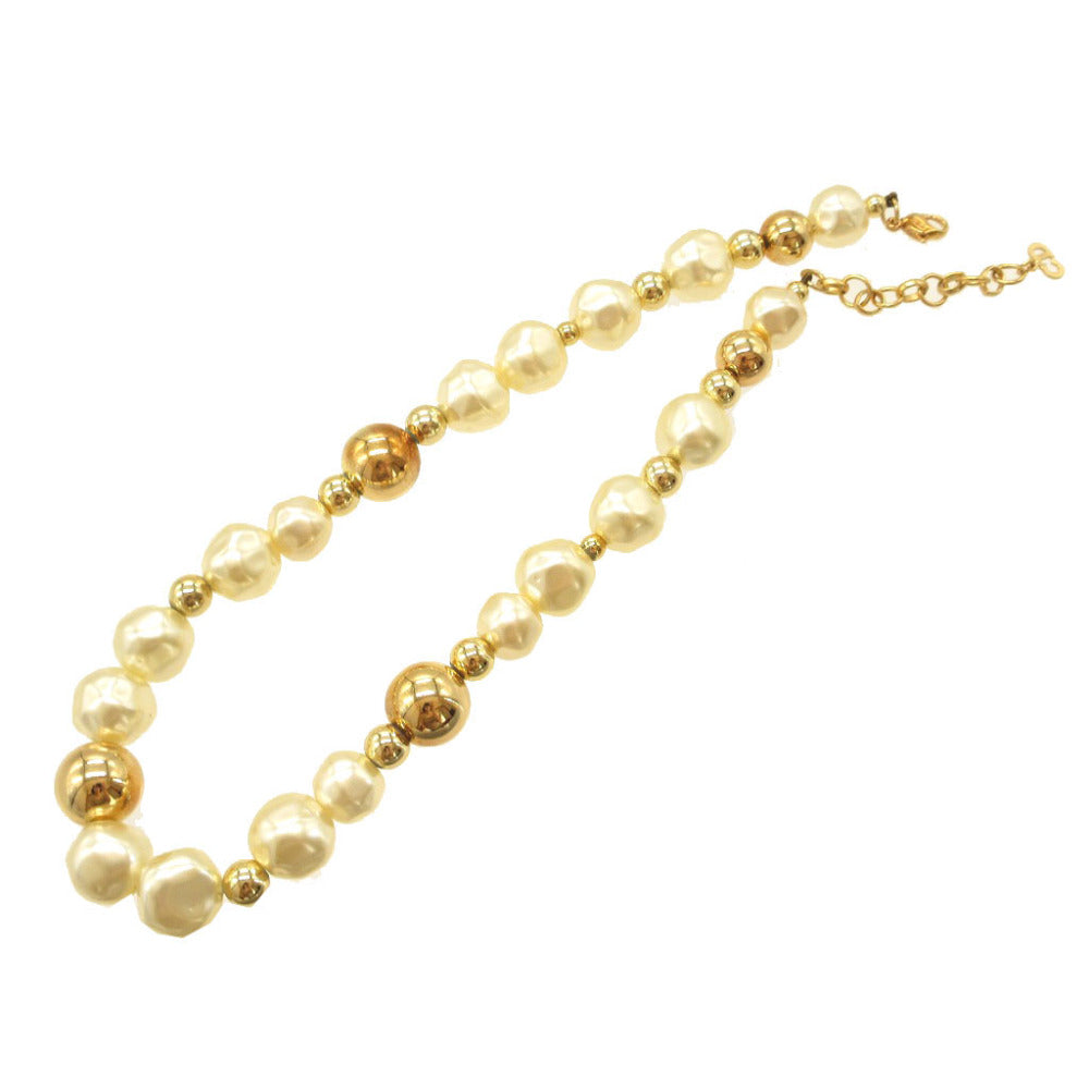Christian Dior Necklace metal gold choker Women