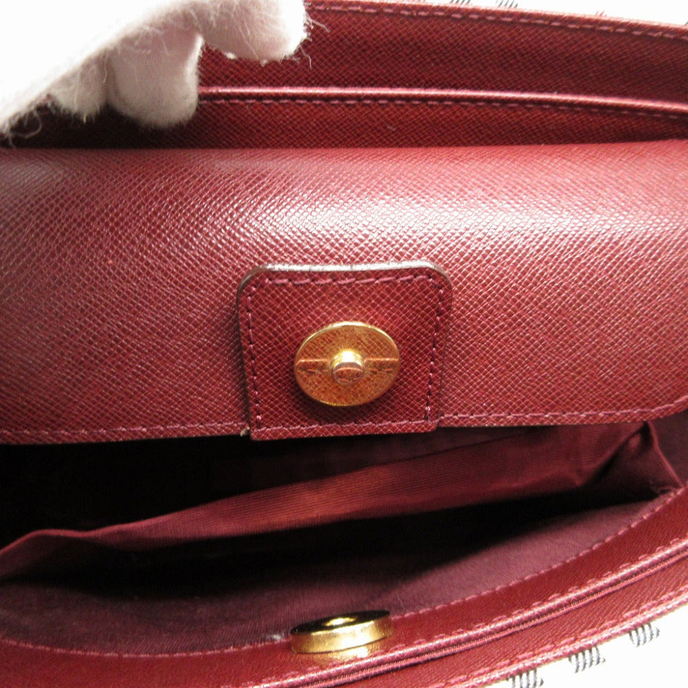 BURBERRY Shoulder Bag Canvas, Leather beige check Women